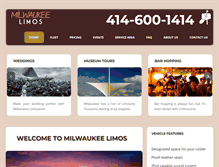 Tablet Screenshot of milwaukeelimos.com